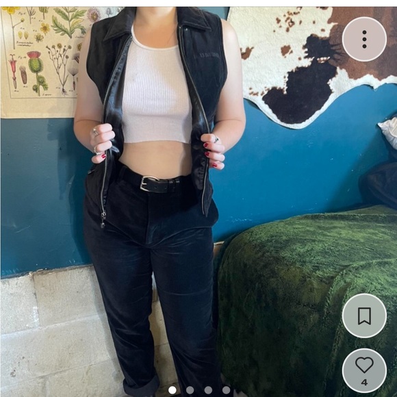 Pants - Harley Davidson matching vest/ pant set